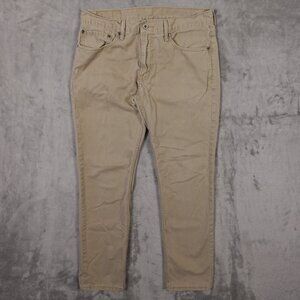 Levi's‎ 511 Slim Fit Khaki Jeans - W34 L32 - 100% Cotton